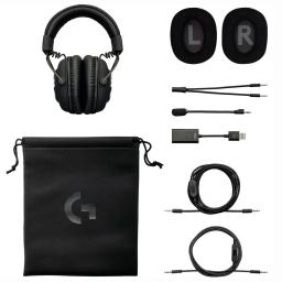 HEADSET LOGITECH GAMING NEGRO G-PRO X 7.1 AZUL VO!CE USB O 3.5MM