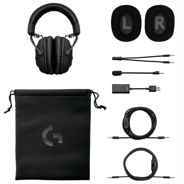 HEADSET LOGITECH GAMING NEGRO G-PRO X 7.1 AZUL VO!CE USB O 3.5MM