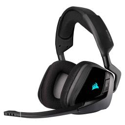 AUDIFONOS CORSAIR PREMIUM RGB ELITE WIRELESS 7.1 CARBON