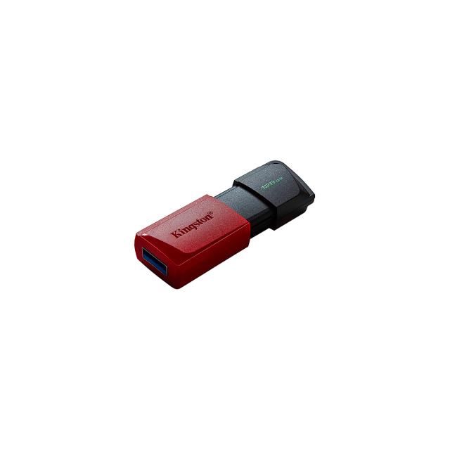 FLASH MEMORY KINGSTON DATA TRAVELER EXODIA M 128GB USB 3.2 BLACK-RED