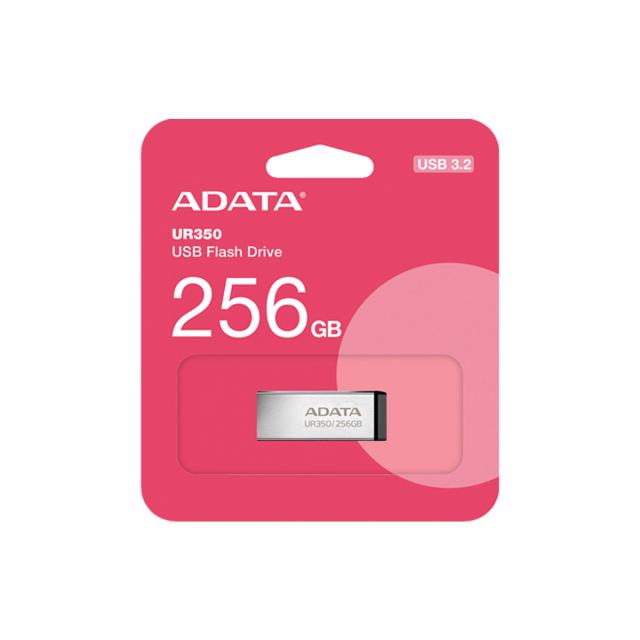 FLASH MEMORY ADATA 256GB UR350 USB3.2 BLACK