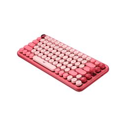 Teclado Logitech POP Keys Wireless Bluetooth Mechanical Heartbreaker Rose