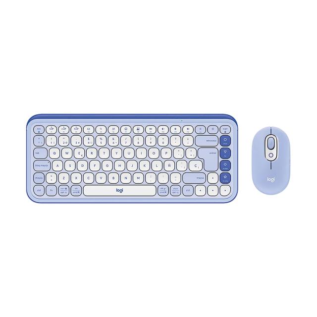 TECLADO LOGITECH COMBO POP ICON INAL LILAC