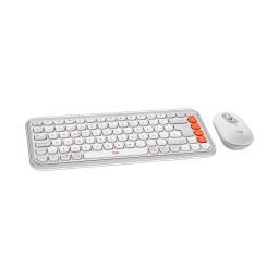 TECLADO LOGITECH COMBO POP ICON INAL OFF WHITE