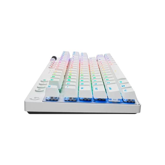TECLADO LOGITECH G PRO X GAMING LIGHTSPEED RGB WIRELESS USB WHITE