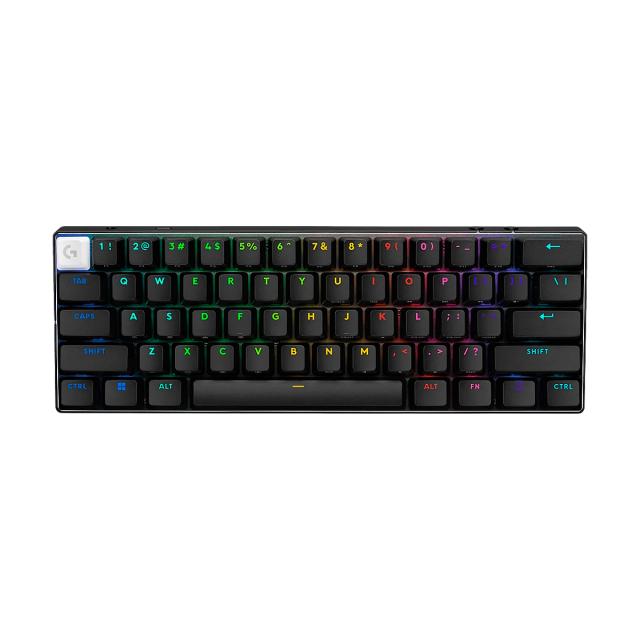 TECLADO LOGITECH G PRO X 60 LIGHTSPEED WIRELESS GAMING TKL MECHANICAL RGB BLACK