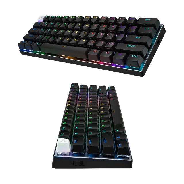 TECLADO LOGITECH G PRO X 60 LIGHTSPEED WIRELESS GAMING TKL MECHANICAL RGB BLACK