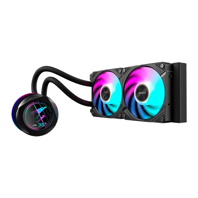 COOLER GIGABYTE AORUS WATERFORCE X II 240 2VEN FC-LCD INTEL 115X-1200-1700 AMD-TR4 AM5 AM4