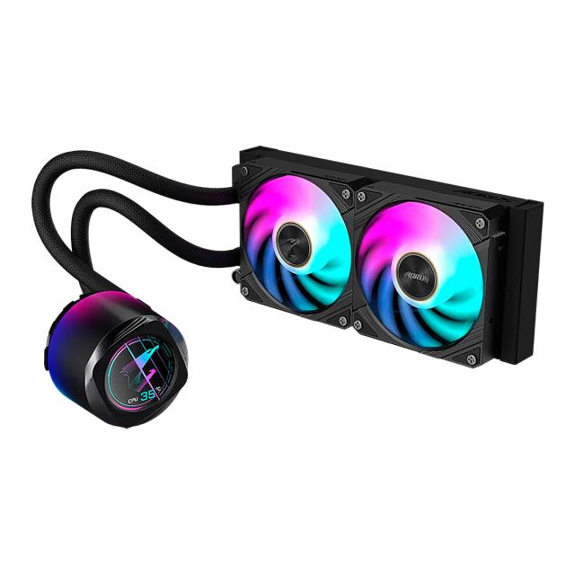 COOLER GIGABYTE AORUS WATERFORCE X II 240 2VEN FC-LCD INTEL 115X-1200-1700 AMD-TR4 AM5 AM4