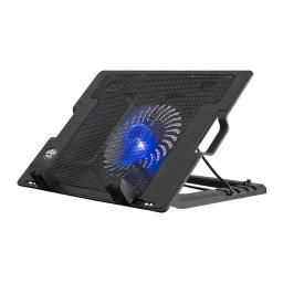 COOLING FAN 2-USB 1-VENTILADOR 5-NIVELES NEGRO