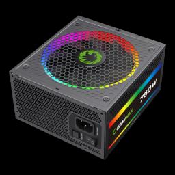 Fuente de Poder GAMEMAX RGB-750 PRO Modular Certificada 80 Plus Gold 14CM ARGB FAN 750WATTS