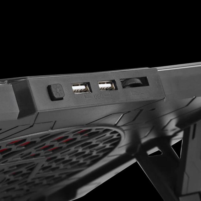 Base de Enfriamiento MARVO Atlas 40 (FN-40) hasta 17" iluminación RGB 