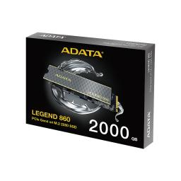 DISCO SSD ADATA LEGEND 860 2TB M.2 2280 3D NAND PCIe Gen4X4 5000MB-s 5y