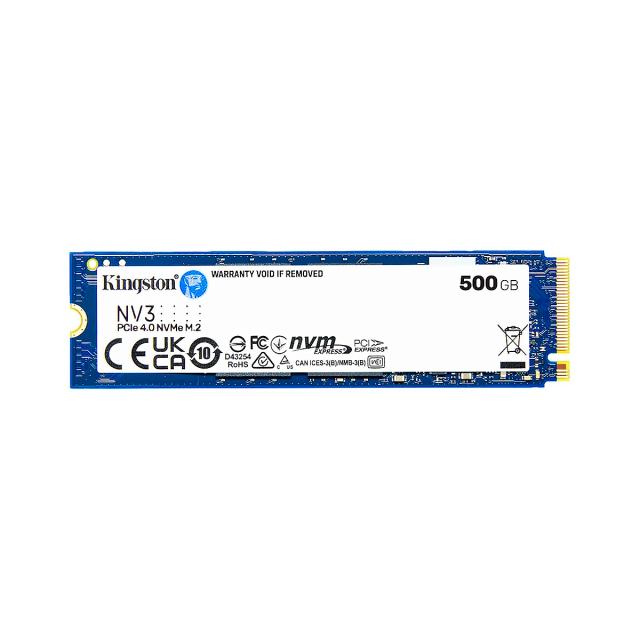DISCO SSD KINGSTON 500GB M.2 2280 SNV3S-500G PCIe 4.0 x 4 NVMe 5000-3000MB-s