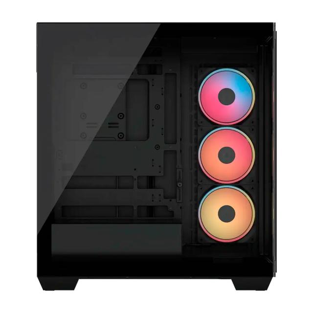 CASE CORSAIR ATX 3500X LX-R RGB iCUE LINK Panoramic Glass 2USB3.2 HD-Audio Mid-Tower Black
