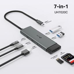 HUB TP-Link USB Tipo-C 7 en 1 con Puerto HDMI 4K 60Hz microSD